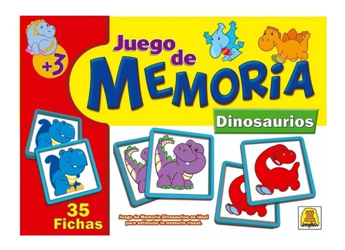 Juego De Memoria Dinosaurio 258 E.full