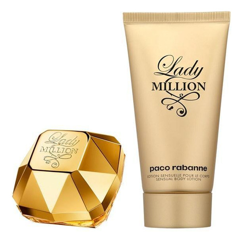 Kit Lady Million Paco Rabanne Edp 80ml + Loção Corporal