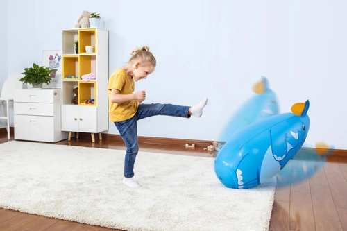 Puching Ball Animal 89cm Bestway 52152 Tentempie Inflable Ed