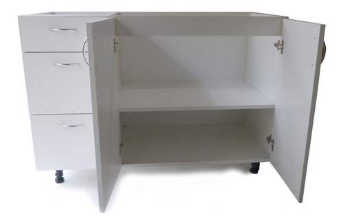 Muebles Cocina Bajo Mesada 1 M Melamina 18mm+