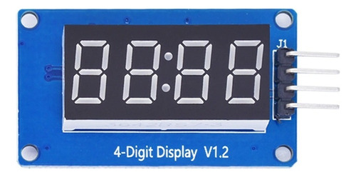 Módulo Tm1637 Display 7 Segmentos 4 Dígitos Arduino Diy Led