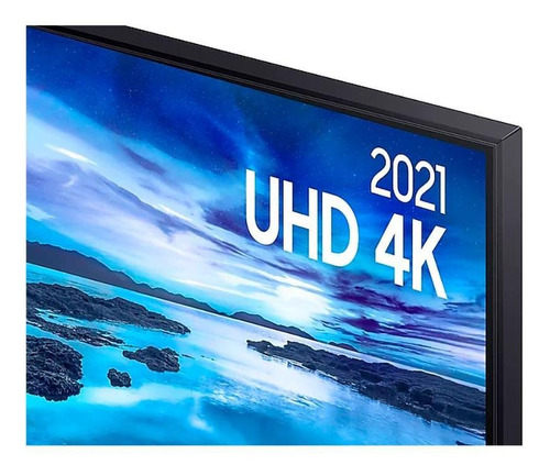 Imagem 4 de 5 de Smart Tv Samsung 50 Un50au7700gxzd Uhd 4k Cinza Titan Bivolt