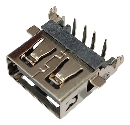 Conector Usb Tipo A Hembra Pines En Angulo Pcb ( 10 Piezas )