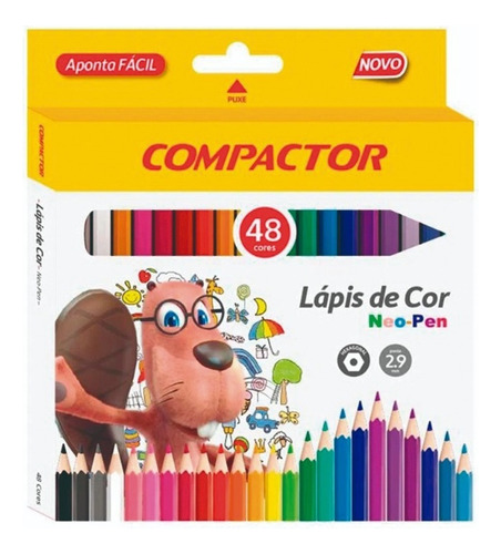 Lapis De Cor 48 Cores Neo Pen Compactor