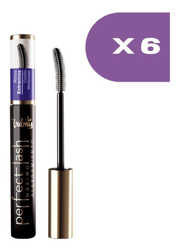 Máscara Perfect Lash Rizos Extremos Valmy Rimel Caja 06 Unid