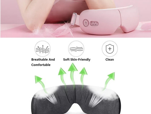 Compresa Caliente, Gafas De Masaje Ocular Con Bluetooth
