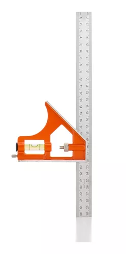 Escuadra Carpintero Combinada 30 Cm 45º 90º Hamilton Ec30