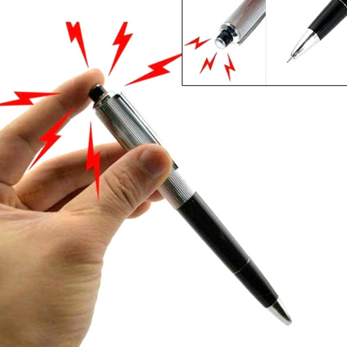 Divertido Bolígrafo Con Bolígrafo De Descarga Eléctrica, Tru