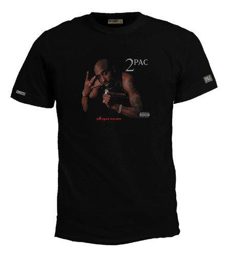 Camiseta Estampada Tupac All Eyez Me 2pac Rap Hip Hop Bto