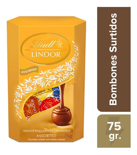 Lindt Lindor Bombones Surtidos 75 Gr. Suizo