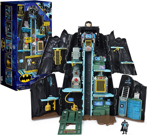 Batman Juego De Transformación Bat-tech Batcave 83 Cm Altura
