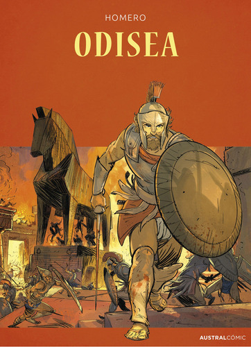 Odisea (comic): No Aplica, De Homero. Editorial Austral, Tapa Blanda En Español