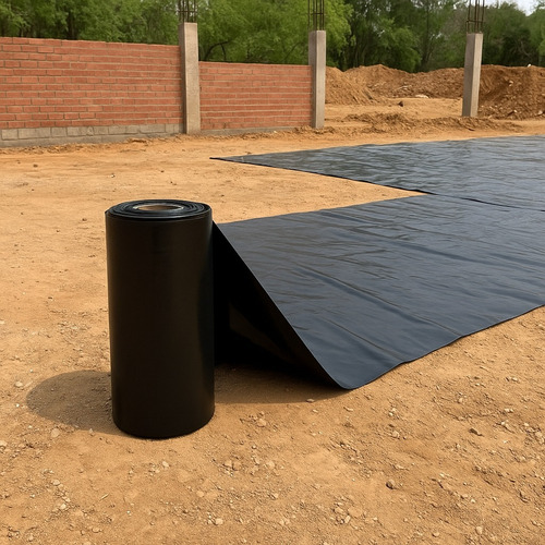 2 Lonas Plásticas Preta 4x100 Metros - Bobinas De 13kg Cada