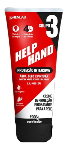  Henlau Proteção Help Hand Creme 200 mL