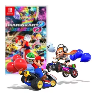 Videojuego Mario Kart Deluxe 8 - Nintendo Switch Nuevo