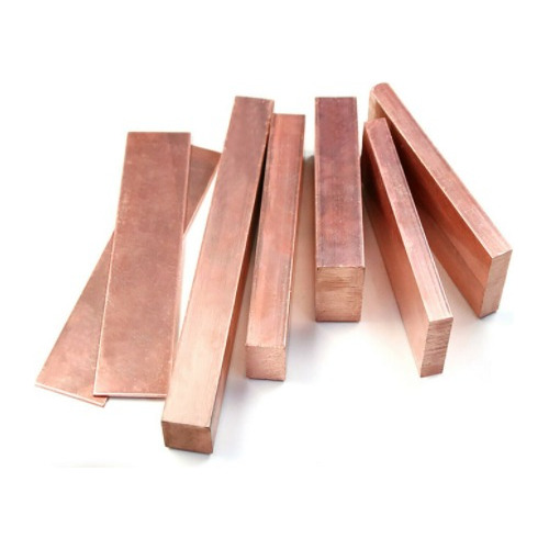 Barra Chata De Cobre 1.1/2 X 1/4 = 38mmx6,3mm Com 1mt - 539a