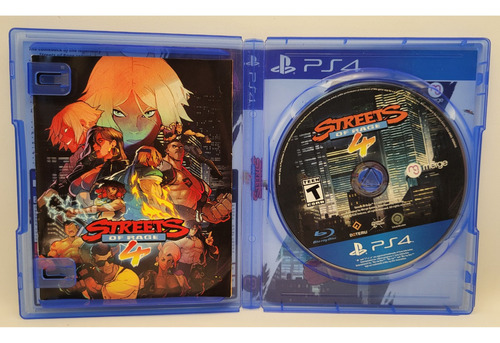 Ps4 Streets Of Rage 4 Anniversary Edition Midia Física (Usado)