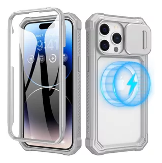 Ruky Para iPhone 15 Promax Funda Con Cubierta Deslizante Con