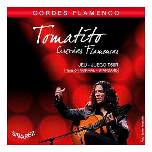 Savarez Tomatito T50r Cuerdas Flamencas Guitarra Nylon Media