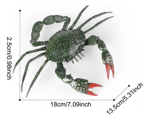 Modelo Animal, Juguete De Animales Cangrejos De Gran Tamaño