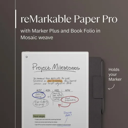 Tablet Remarkable Paper Pro 11.8'' Con Lápiz Y Folio