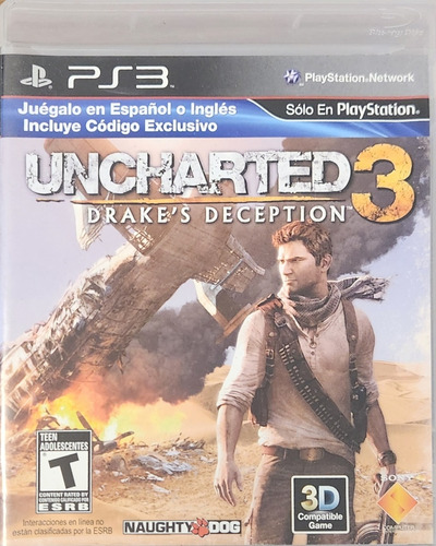 Uncharted 3 Drake's Deception Ps3 Físico 