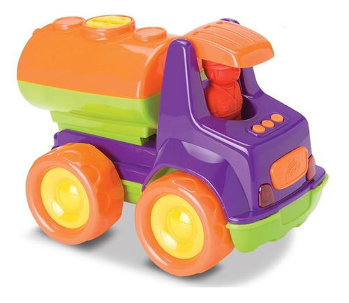 Caminhão Infantil Baby Truck Com Som E Luz Roma Brinquedos