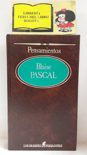 Filosofía - Pensamientos - Blaise Pascal - Sarpe - 1985