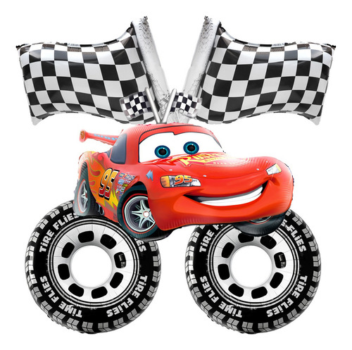 Globos Rayo Mcqueen, Fiesta Cumpleaños Cars