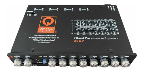Ecualizador Quantum 7 Bandas Qeq7 8v Line Driver Parametrico