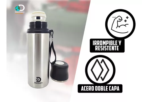 Termo De Acero Inoxidable 800 Ml Color Plata