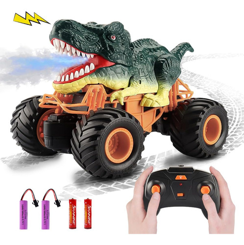 Supersun Dinosaur Rc Truck Para Niños De 6 A 10 Años | Contr