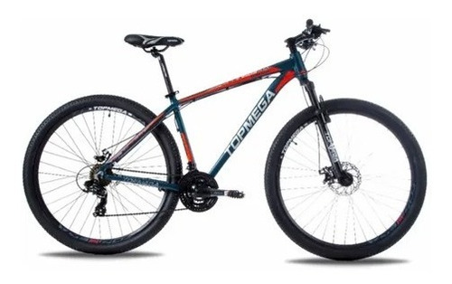 Bicicleta R29 Sunshine Top Mega Talle Xl Azul Y Rojo 