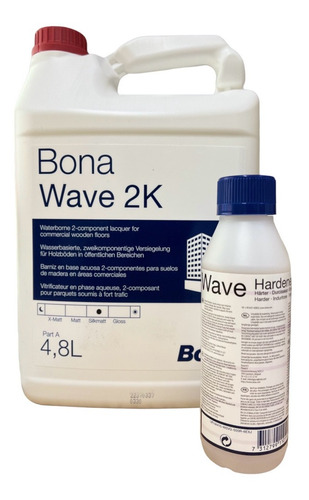 Bona Wave 2k  Base Agua Pisos/muebles Acabado Mate