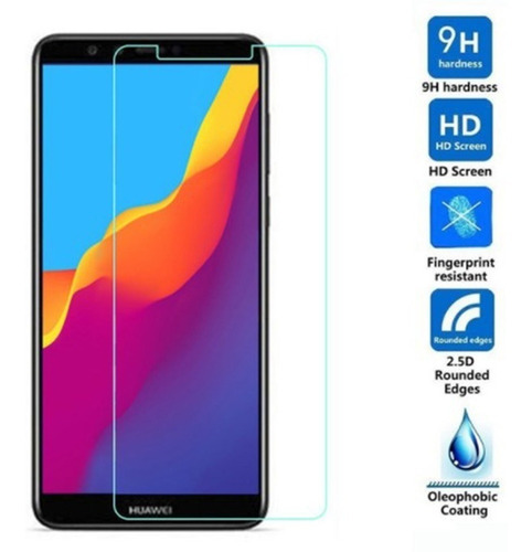 Vidrio Templado Huawei  Y7 (2018)  0.33mm - 9h - 2.5d