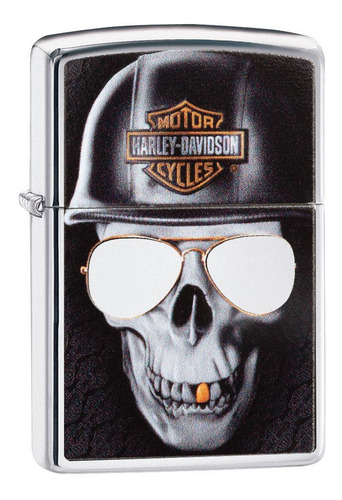 Imagen 1 de 6 de Encendedor Zippo Modelo Harley Davidson 29739 Garantia