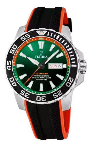 Reloj Festina The Originals Para Hombre De Caucho F20662/2 S