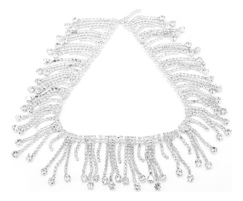 Cadena Con Flecos De Cristal 12 Yardas Strass Tassel Céar