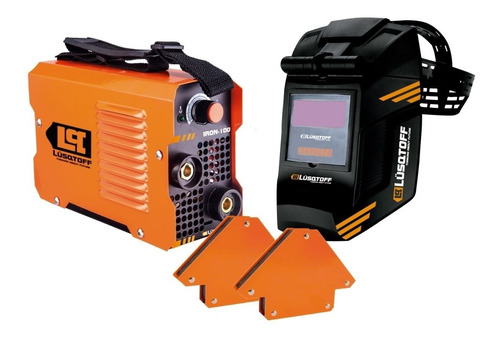 Imagen 3 de 10 de Soldadora Inverter Lusqtoff Iron 100 + Mascara +accesorios