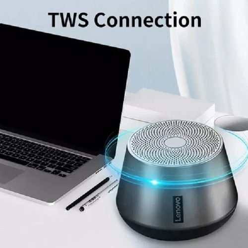 Imagem 3 de 8 de Caixa De Som Lenovo K3 Pro S/ Fio Portátil Surround Subwoofe