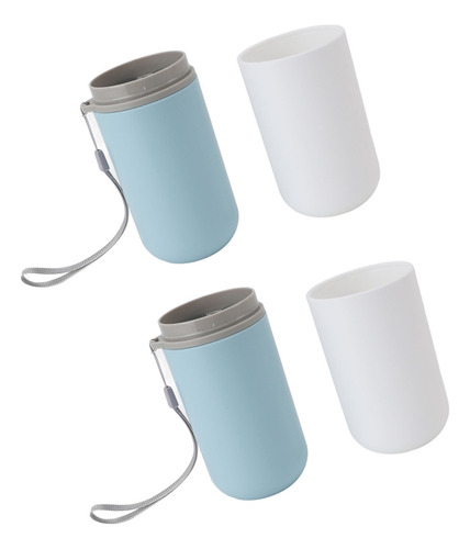Funda De Viaje Para Cepillos De Dientes Con Forma De Taza, D