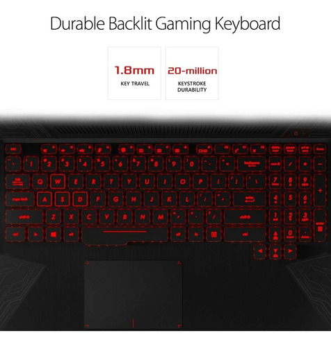 Asus Tuf Gaming Laptop Fx504 I78-750h 15.6 16gb A Pedido