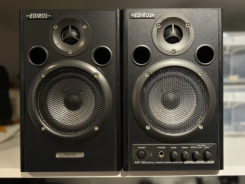 人気メーカー・ブランド De Monitor Estúdio grátis Frete | Par O / Ma-15dbk Edirol Roland 配信機器・PA機器・レコーディング機器