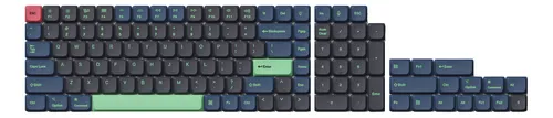 Set Keycaps Pbt Ansi Ingles Hacker Keychron Low Profile