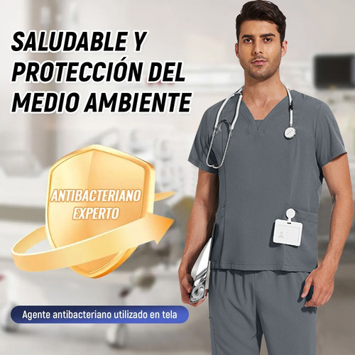 Pijama Quirúrgica Scrub Jogger Uniforme Medico Antifluido