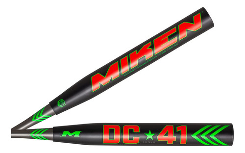 Miken 2022 Dc 41, Bate De Softball De Lanzamiento Lento, 14 Pulgadas. Barril, Usa/asa Supermax, 34 X 26 Oz, Blanco/negro, Mdc22a-26
