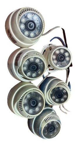 Camaras De Seguridad Ahd 2mp 1080p Domo 6led Hibrida 2.8