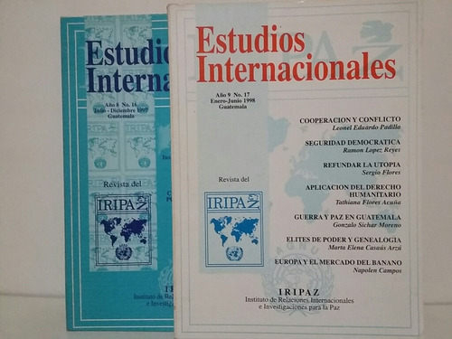 Estudios Internacionales. No. 16 Y 17. Lote X 2.