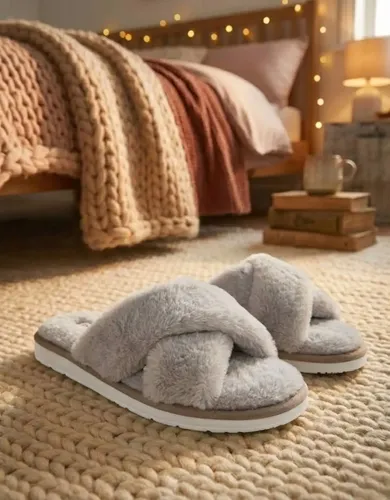 Pantufa Aconchegante: 40% OFF! 🥿