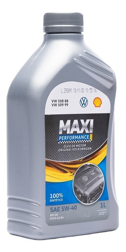 Óleo Sintético Filtro 5w40 508 Maxi Perfomance Original Vw